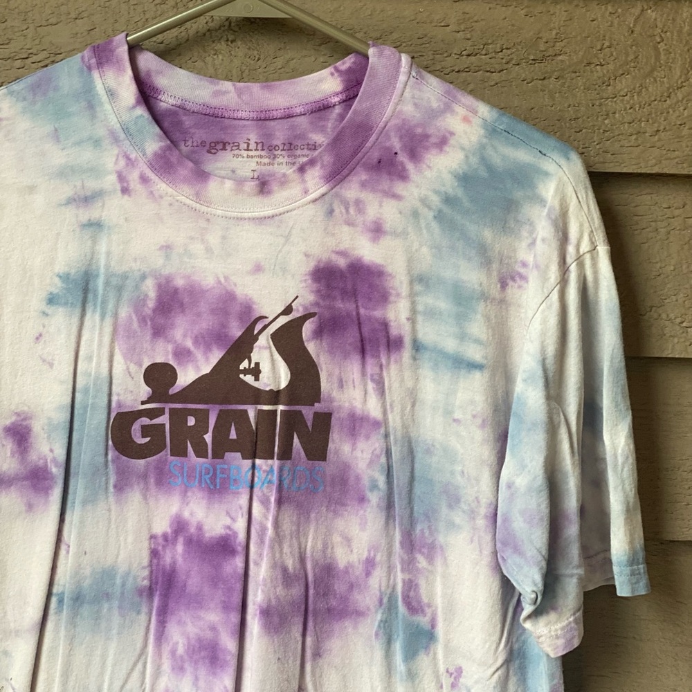 Men’s Grain Surfboards DIY Tie Dye Organic Cotton Tee